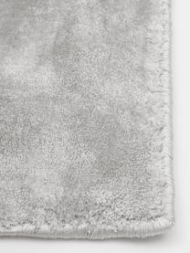 Tapis en viscose extra doux gris qualité premium Grace, Gris