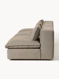 Sofa modułowa Felix (3-osobowa), Tapicerka: 100% poliester Dzięki tka, Nogi: tworzywo sztuczne Ten pro, Greige tkanina, B 300 x T 110 cm