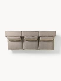 Modulares Sofa Felix (3-Sitzer), Bezug: 100 % Polyester Der strap, Gestell: Massives Kiefern- und Fic, Webstoff Greige, B 300 x T 110 cm