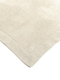 Mantel con bordado Indi, Algodón, Beige, De 6 a 8 comensales (L 250 x An 140 cm)