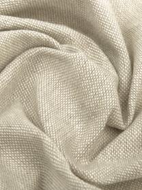 Nappe faite main avec surjet décoratif Indi, Coton, Beige, 6-8 personnes (long. 250 x larg. 140 cm)