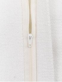 Kissen Sudda mit Hoch-Tief Effekt, mit Inlett, Bezug: 100% Baumwolle, Weiß, 30 x 50 cm