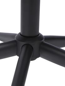 Polster-Schreibtischstuhl Fiji mit schmaler Sitzschale, Bezug: 100% Polyester Der hochwe, Gestell: Metall, pulverbeschichtet, Rollen: Kunststoff, Webstoff Schwarz, B 66 x T 66 cm