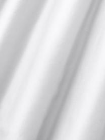 Drap-housse en satin de coton pour sommier tapissier Comfort, Blanc, larg. 90 x long. 200 cm, haut. 35 cm