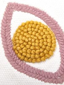 Kissenhülle Adin mit abstrakter Verzierung, Baumwolle, Vorderseite: MehrfarbigRückseite: Weiss, 45 x 45 cm