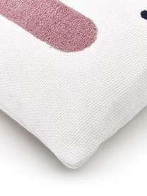 Kissenhülle Adin mit abstrakter Verzierung, Baumwolle, Vorderseite: MehrfarbigRückseite: Weiss, 45 x 45 cm