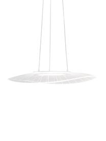 Lámpara de techo LED de diseño Vela, Pantalla: metal, metacrilato, Anclaje: metal recubierto, Cable: plástico, Blanco, An 59 x F 43 cm