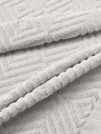 Ręcznik z wypukłą strukturą Jacqui, różne rozmiary, Jasny szary, Ręcznik dla gości, S 30 x D 30 cm, 2 szt.