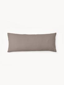 Funda de almohada de franela Biba, Taupe, An 45 x L 110 cm