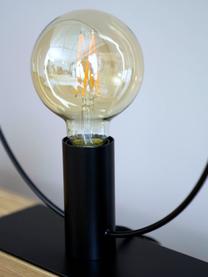 Petite lampe à poser industrielle Pria, Noir