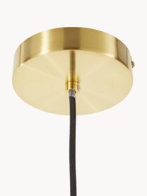 Lámpara de techo Bao, Pantalla: vidrio, Anclaje: metal galvanizado, Cable: cubierto en tela, Rosa, dorado, Ø 35 cm