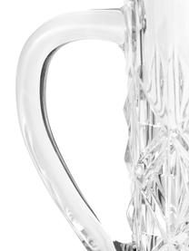 Jarra de cristal con relieve Enigma, 1,2 L, Cristal Luxion, Transparente, Al 23 cm, 1,2 L