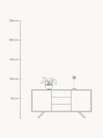 Přenosná stmívatelná exteriérová stolní lampa Trellia, Lakovaný hliník, Růžová, Ø 15 cm, V 38 cm