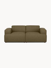 Sofa Melva (2-Sitzer), Bezug: 100% Polyester Der hochwe, Gestell: Massives Kiefernholz, Spa, Webstoff Olivgrün, B 198 x T 101 cm