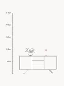 Mobile LED-Tischlampe Poldina, dimmbar, Hellrosa, matt, Ø 11 x H 38 cm