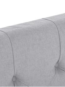 Letto boxspring premium Pheobe, Materasso: a molle insacchettate a 7, Piedini: legno di faggio massiccio, Grigio, 200 x 200