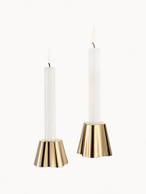 Candelabros de latón Alvar Aalto, 2 uds., Latón, Latón, Set de diferentes tamaños