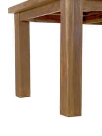 Massief houten eettafel Bois, Onbehandeld massief teakhout, Teakhout, B 180 x D 90 cm