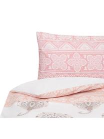 Funda nórdica doble cara Rythme, Algodón
El algodón da una sensación agradable y suave en la piel, absorbe bien la humedad y es adecuado para personas alérgicas, Rosa, blanco, gris, Cama 90 cm (160 x 220 cm)