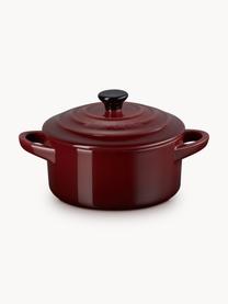 Kastrol Cocotte Mini, Kamenina, Vínově červená, černá, Ø 10 cm, V 8 cm, 250 ml