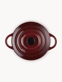 Kastrol Cocotte Mini, Kamenina, Vínově červená, černá, Ø 10 cm, V 8 cm, 250 ml