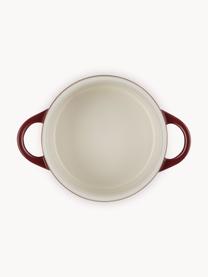 Kastrol Cocotte Mini, Kamenina, Vínově červená, černá, Ø 10 cm, V 8 cm, 250 ml