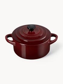 Kastrol Cocotte Mini, Kamenina, Vínově červená, černá, Ø 10 cm, V 8 cm, 250 ml