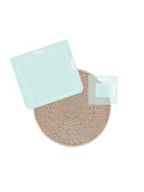 Tapis rond d'extérieur beige Cleo, Beige, crème