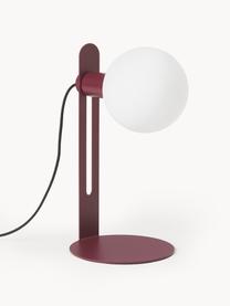 Petite lampe à poser Fely, Lie de vin, Ø 14 x haut. 35 cm