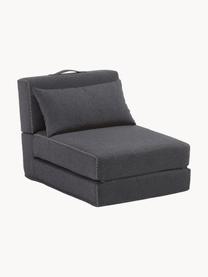 Slaapfauteuil Arty, uitklapbaar, Bekleding: polyester De hoogwaardige, Antraciet, B 70 x H 67 cm