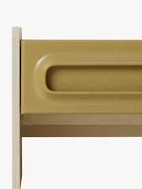 TV konzolový stolík Space, Drevovláknitá doska strednej hustoty (MDF), Olivovozelená, svetlobéžová, Š 200 x V 39 cm