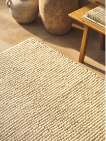 Tapis en laine tissé main Pebble, 80 % laine, 20 % nylon

Les tapis en laine peuvent perdre des fibres lors des premières semaines et des peluches peuvent se former, ce phénomène est naturel et diminue à mesure de votre usage et du temps, Blanc crème, larg. 200 x long. 300 cm (taille L)