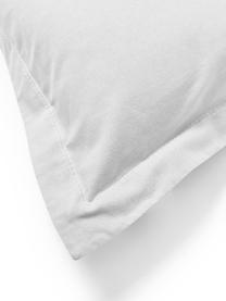 Funda de almohada de franela Laia, Gris claro, An 45 x L 110 cm