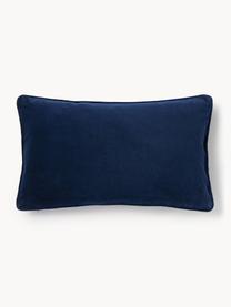 Housse de coussin en velours Dana, 100 % coton

Le matériau est certifié STANDARD 100 OEKO-TEX®, 21.HCN.84376, Hohenstein, Bleu marine, larg. 30 x long. 50 cm