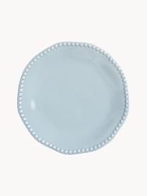 Assiettes plates en porcelaine Fine Bon Chine Perle, 2 pièces, Porcelaine Fine Bone China, Bleu ciel, Ø 27 cm