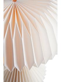 Lampada da tavolo in cartapesta piegata Calista, Paralume: carta, Base della lampada: carta, Bianco, Ø 35 x Alt. 30 cm
