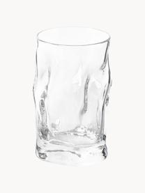 Set van 6 likeurglaasjes Sorgente in biologische vorm, Glas, Transparant, Ø 5 x H 8 cm, 70 ml