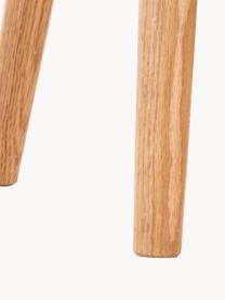 Noční stolek Mitra, Bílá, dubové dřevo, Š 40 cm, V 62 cm