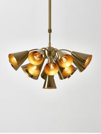 Metalen hanglamp Arturo, Metaal, Goudkleurig, Ø 53 cm