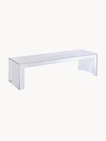 In- & outdoor salontafel Invisible, Acrylglas, Transparant, B 120 x D 40 cm