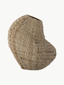 Cestino portaoggetti in fibra naturale Levis, Fibra naturale, Beige, Ø 55 x Alt. 57 cm