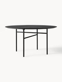 Table ronde Snaregade, Ø  138  cm, Bois, anthracite enduit, noir, Ø 138 x haut. 73 cm