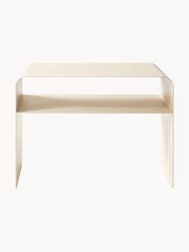Tavolino fatto a mano Cosmo, Acciaio verniciato a polvere, Beige chiaro, Larg. 60 x Alt. 40 cm