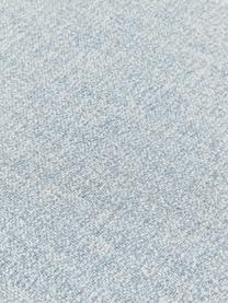 Abgerundetes Eckmodul Wolke aus Bouclé, Bezug: Bouclé (96 % Polyester, 4, Füße: Kunststoff Dieses Produkt, Bouclé Hellblau, B 134 x T 134 cm