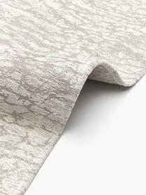 Handgetuft katoenen vloerkleed Imani, Bovenzijde: 85% katoen, 15% polyester, Onderzijde: latex Het materiaal dat i, Beige, B 80 x L 150 cm (maat XS)
