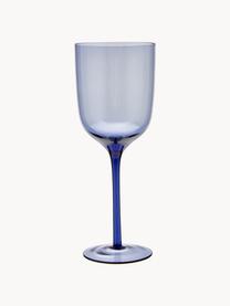 Set 6 bicchieri da vino in vetro soffiato in diverse forme e colori Desigual, Vetro soffiato, Multicolore, trasparente, Ø 7 x Alt. 24 cm, 250 ml