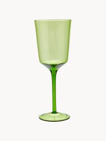 Verres à vin soufflés bouche Diseguale, 6 élém., Verre, soufflé bouche, Multicolore, transparent, Ø 7 x haut. 24 cm, 250 ml