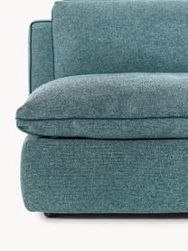 Modulares XL-Sofa Felix (3-Sitzer), Bezug: 100 % Polyester Der strap, Gestell: Massives Kiefern- und Fic, Webstoff Türkisgrün, B 300 x T 140 cm