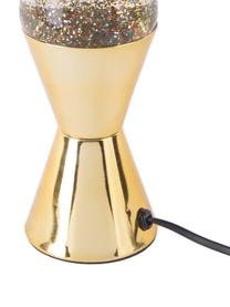 Retro-Tischlampe Glitter in Gold, Goldfarben, Ø 10 x H 37 cm