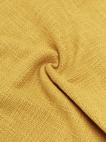 Federa arredo color giallo Anise, 100% cotone, Giallo, Larg. 45 x Lung. 45 cm